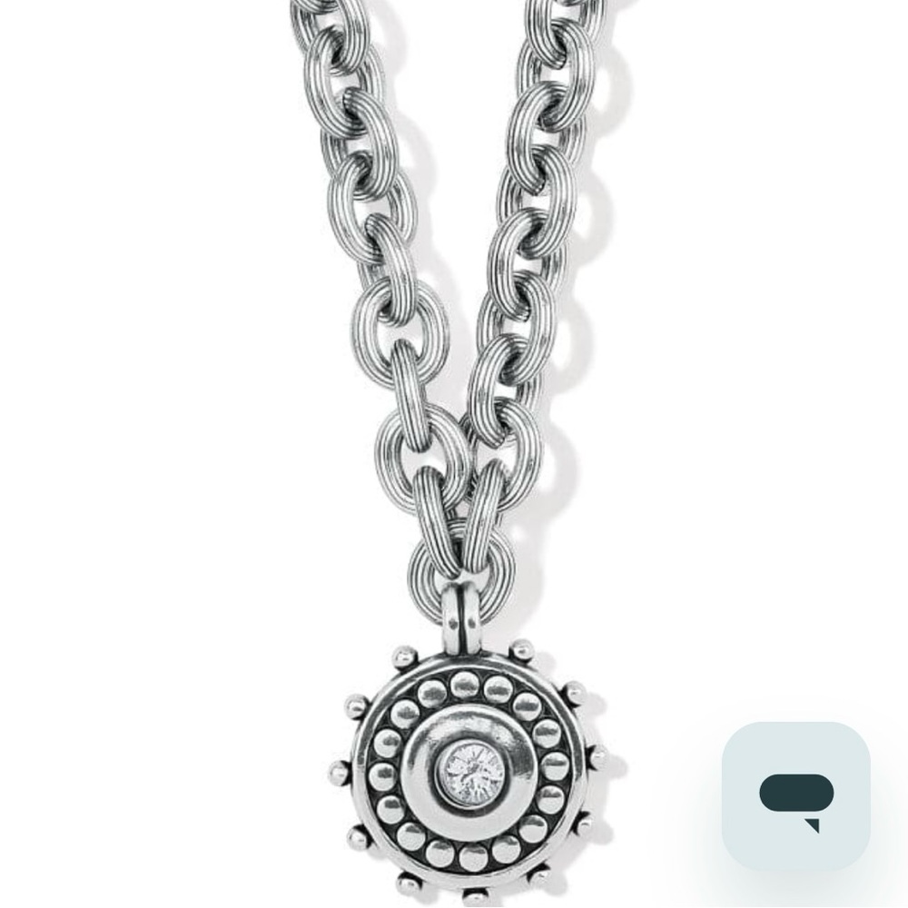 Pebble Dot Medali Reversible Collar Necklace